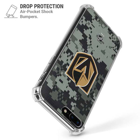 NHL Vegas Golden Knights Camo iPhone 7/8 Plus Clear Case