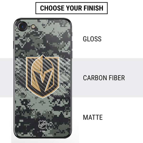 NHL Vegas Golden Knights Camo iPhone SE (2nd & 3rd Gen) Skin