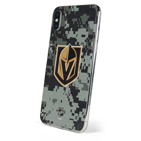 NHL Vegas Golden Knights Camo iPhone X Skin