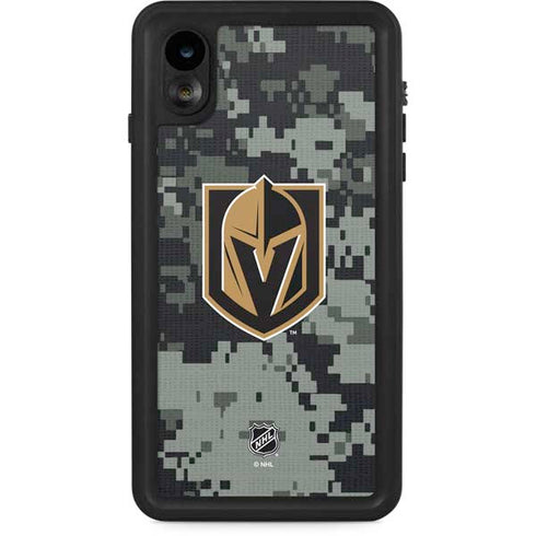 NHL Vegas Golden Knights Camo iPhone XR Waterproof Case