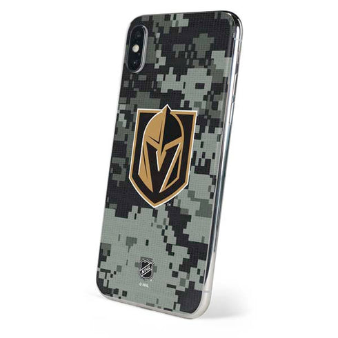 NHL Vegas Golden Knights Camo iPhone XS Skin