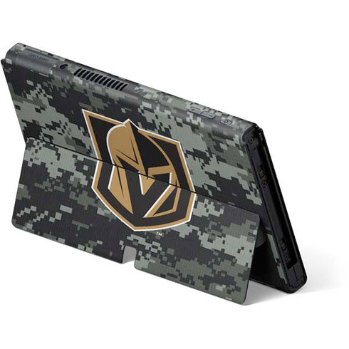 NHL Vegas Golden Knights Camo Nintendo Switch OLED (2021) Skin