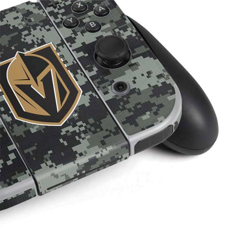 NHL Vegas Golden Knights Camo Nintendo Switch OLED (2021) Skin