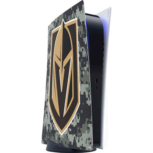 NHL Vegas Golden Knights Camo PS5 Digital Edition Console Skin