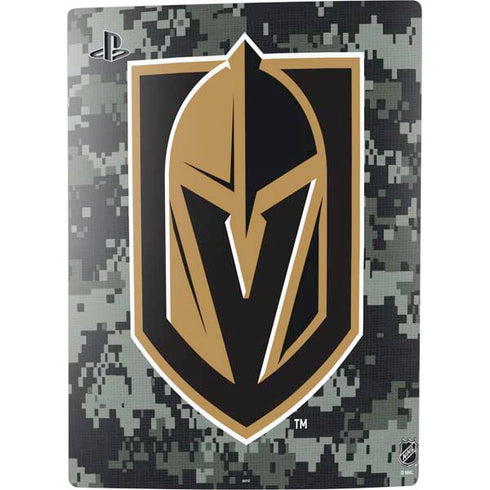 NHL Vegas Golden Knights Camo PS5 Digital Edition Console Skin