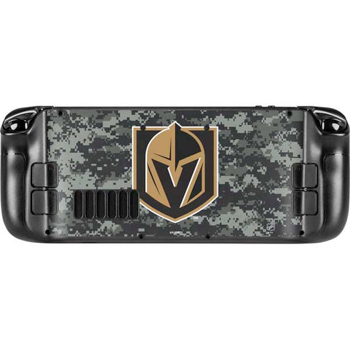 NHL Vegas Golden Knights Camo Steam Deck Handheld Gaming Computer Skin