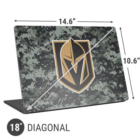 NHL Vegas Golden Knights Camo Universal Laptop 18in (14.6 x 10.6in) Skin