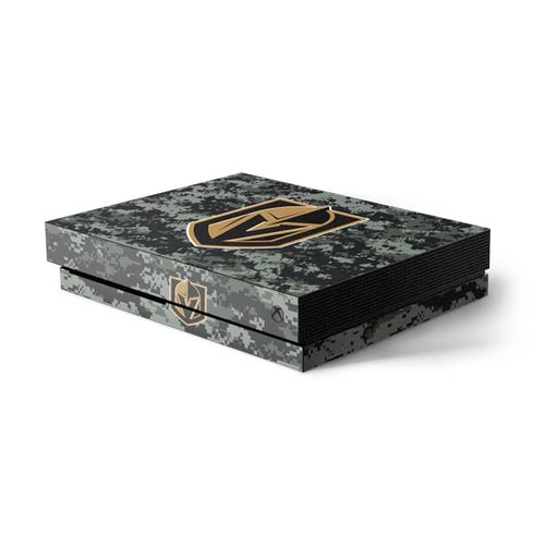 NHL Vegas Golden Knights Camo Xbox One X Console Skin