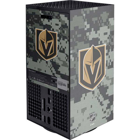 NHL Vegas Golden Knights Camo Xbox Series X Console Skin