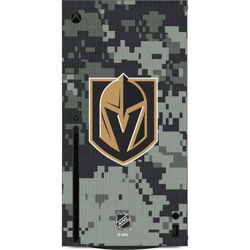 NHL Vegas Golden Knights Camo Xbox Series X Console Skin