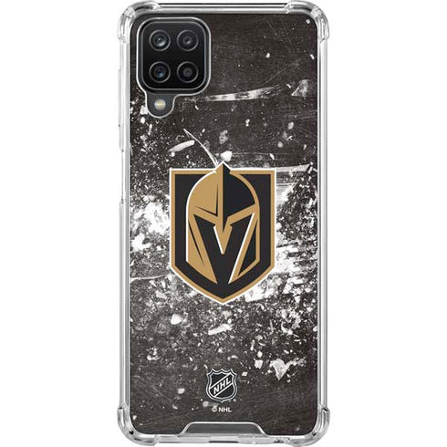NHL Vegas Golden Knights Frozen Galaxy A12 Clear Case