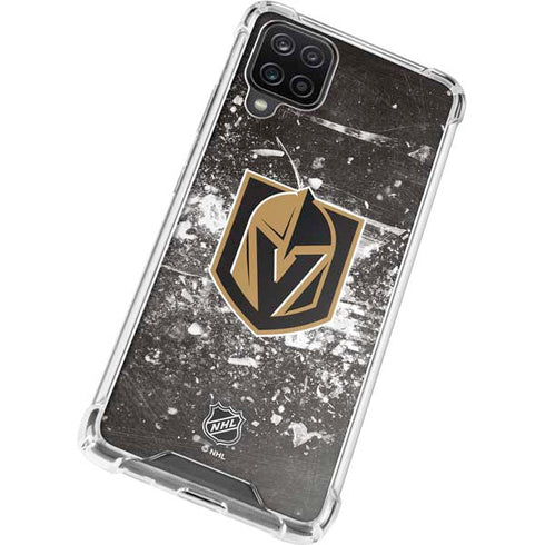 NHL Vegas Golden Knights Frozen Galaxy A12 Clear Case