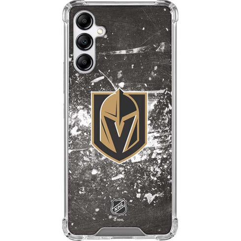 NHL Vegas Golden Knights Frozen Galaxy A14 5G Clear Case