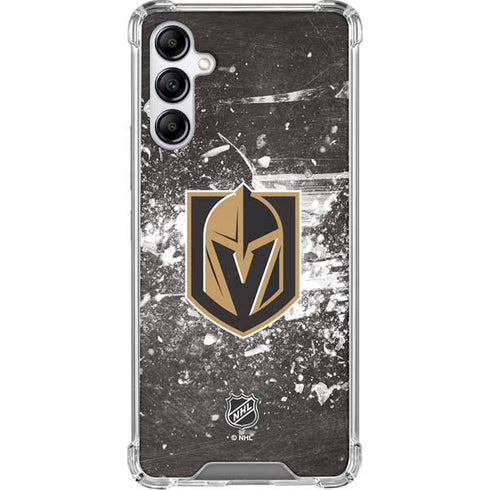 NHL Vegas Golden Knights Frozen Galaxy A15 5G Clear Case