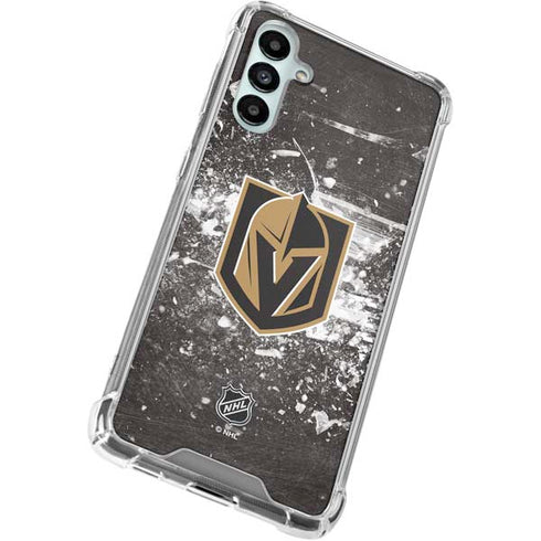 NHL Vegas Golden Knights Frozen Galaxy A15 5G Clear Case