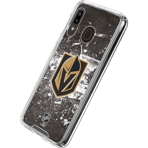 NHL Vegas Golden Knights Frozen Galaxy A30 Clear Case
