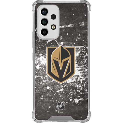 NHL Vegas Golden Knights Frozen Galaxy A33 5G Clear Case