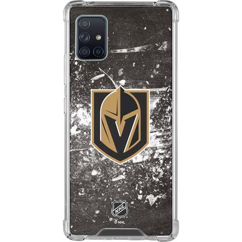 NHL Vegas Golden Knights Frozen Galaxy A51 5G Clear Case