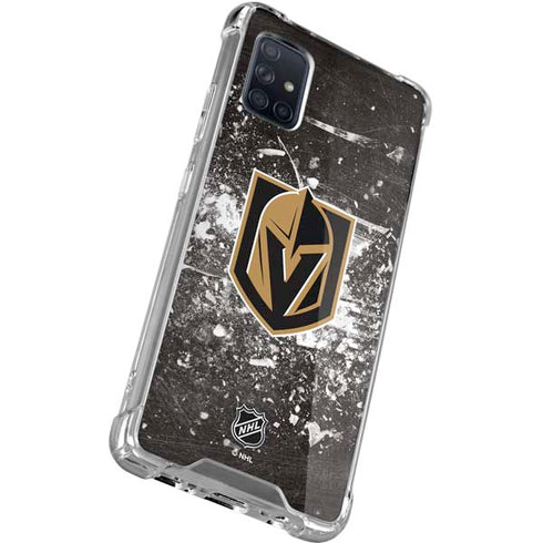 NHL Vegas Golden Knights Frozen Galaxy A51 5G Clear Case