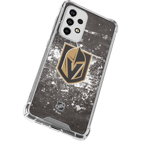 NHL Vegas Golden Knights Frozen Galaxy A53 5G Clear Case