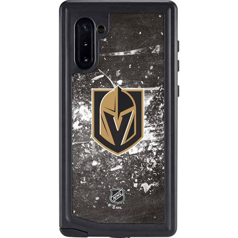 NHL Vegas Golden Knights Frozen Galaxy Note 10 Waterproof Case