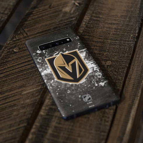 NHL Vegas Golden Knights Frozen Galaxy S10 Skin