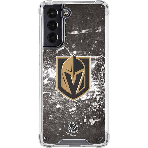 NHL Vegas Golden Knights Frozen Galaxy S21 5G Clear Case