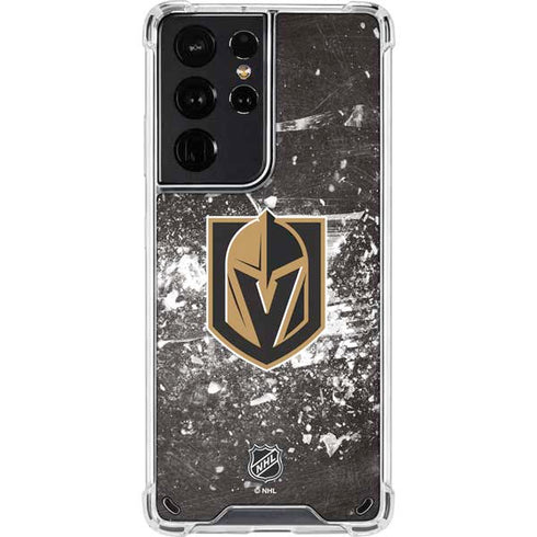 NHL Vegas Golden Knights Frozen Galaxy S21 Ultra 5G Clear Case