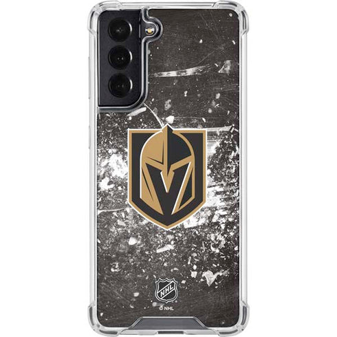 NHL Vegas Golden Knights Frozen Galaxy S22 Clear Case
