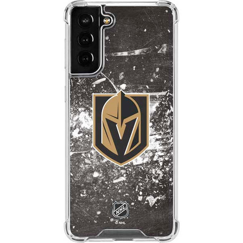 NHL Vegas Golden Knights Frozen Galaxy S22 Plus Clear Case