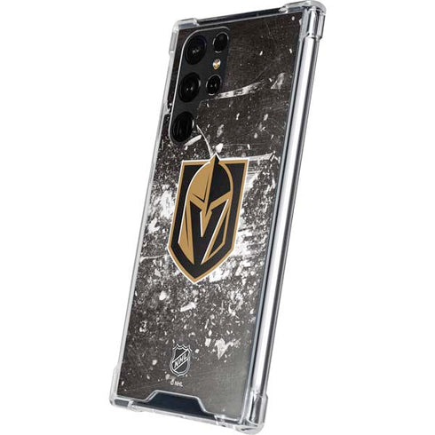 NHL Vegas Golden Knights Frozen Galaxy S22 Ultra Clear Case