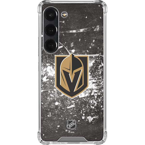 NHL Vegas Golden Knights Frozen Galaxy S23 Clear Case
