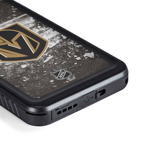 NHL Vegas Golden Knights Frozen Galaxy S23 Waterproof Case