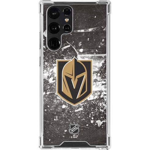 NHL Vegas Golden Knights Frozen Galaxy S24 Ultra Clear Case