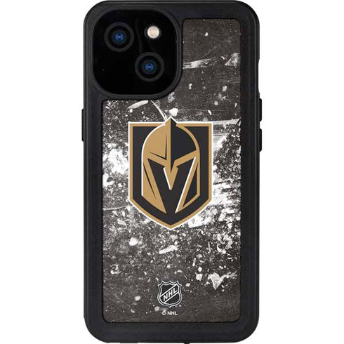 NHL Vegas Golden Knights Frozen iPhone 13 Mini Waterproof Case