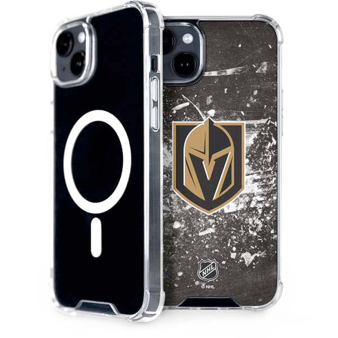 NHL Vegas Golden Knights Frozen iPhone 15 Plus MagSafe Case