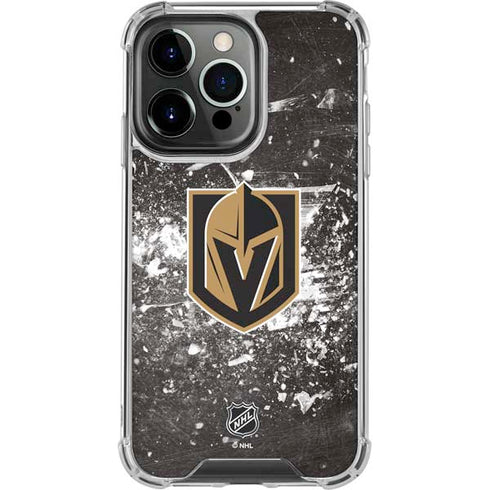 NHL Vegas Golden Knights Frozen iPhone 14 Pro Clear Case