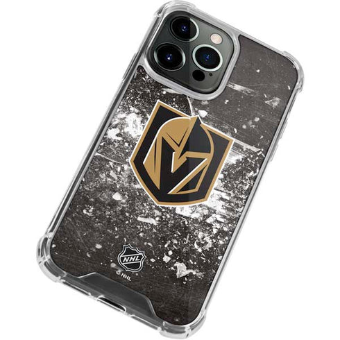 NHL Vegas Golden Knights Frozen iPhone 15 Pro Clear Case