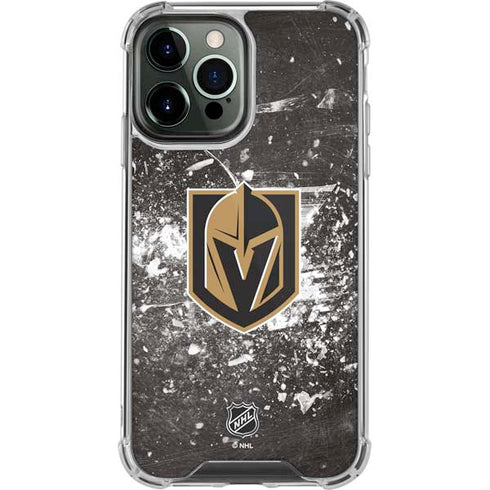 NHL Vegas Golden Knights Frozen iPhone 14 Pro Max Clear Case