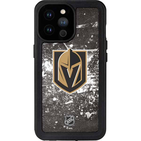 NHL Vegas Golden Knights Frozen iPhone 14 Pro Max Waterproof Case
