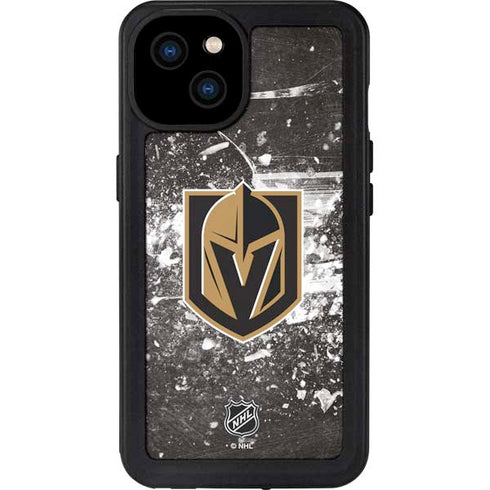 NHL Vegas Golden Knights Frozen iPhone 15 Plus Waterproof Case