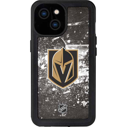 NHL Vegas Golden Knights Frozen iPhone 15 Waterproof Case