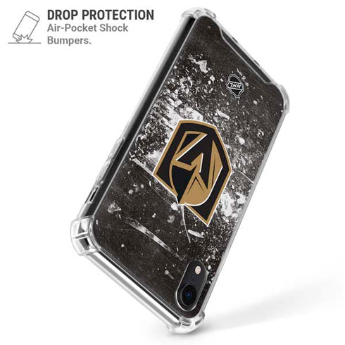 NHL Vegas Golden Knights Frozen iPhone XR Clear Case