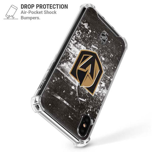 NHL Vegas Golden Knights Frozen iPhone XS Max Clear Case