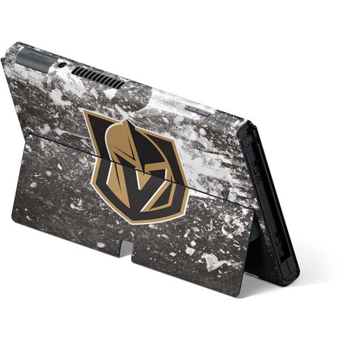 NHL Vegas Golden Knights Frozen Nintendo Switch OLED (2021) Skin