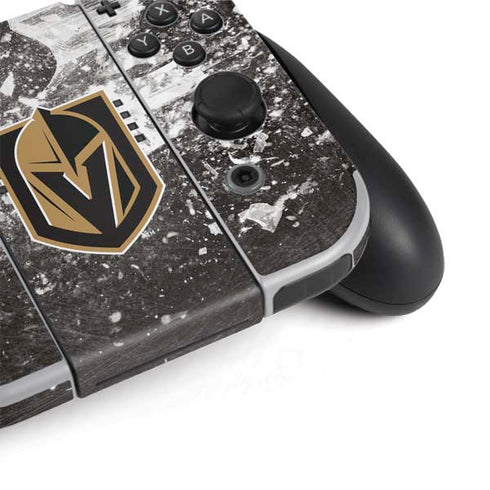 NHL Vegas Golden Knights Frozen Nintendo Switch OLED (2021) Skin