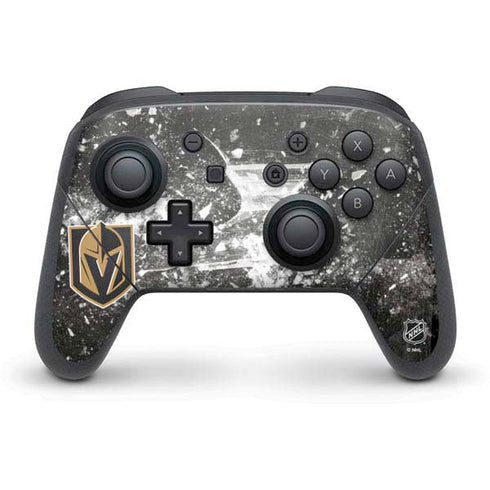 NHL Vegas Golden Knights Frozen Nintendo Switch Pro Controller Skin