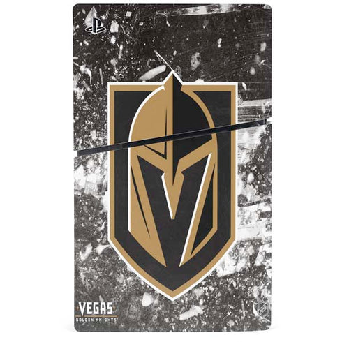 NHL Vegas Golden Knights Frozen PS5 Slim Disk Console Skin
