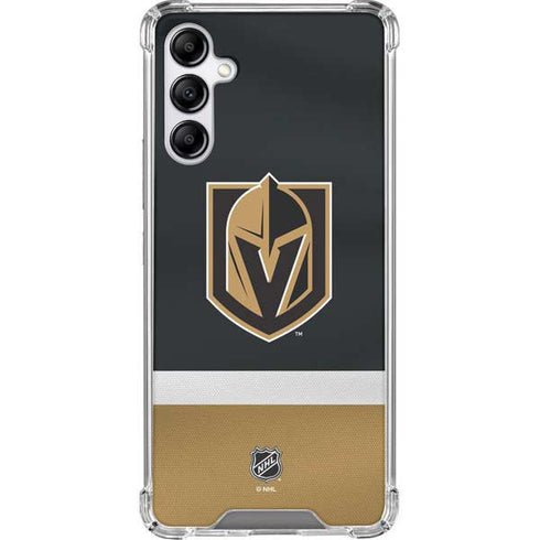 NHL Vegas Golden Knights Jersey Galaxy A14 5G Clear Case