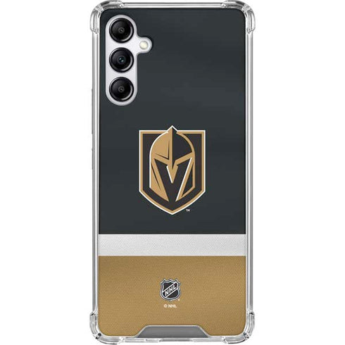 NHL Vegas Golden Knights Jersey Galaxy A15 5G Clear Case